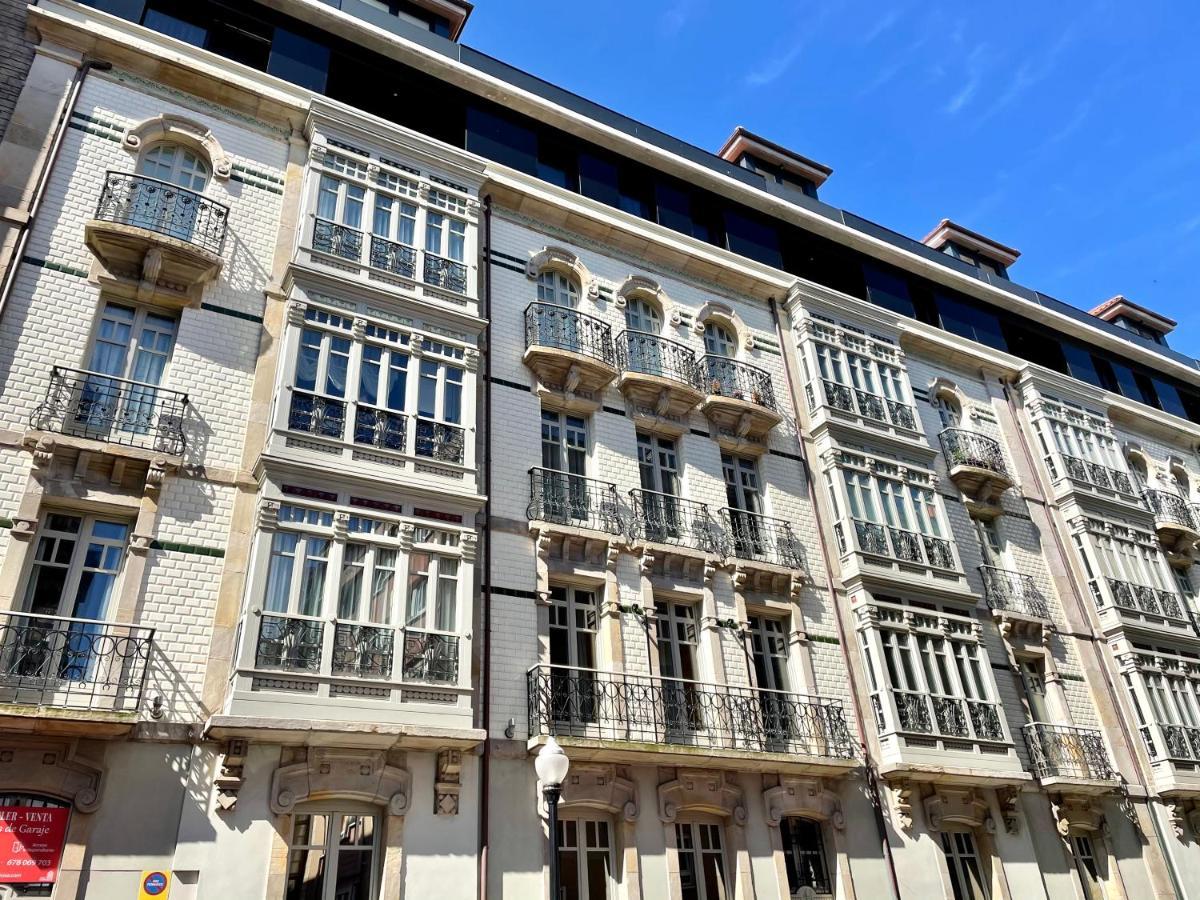 Atico Marques Vistas Al Mar - Garaje Opcional Lägenhet Gijón Exteriör bild